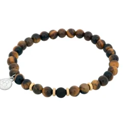 By Billgren Beadsarmband, Lavasten/Onyx, svart – 8172