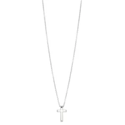 By Billgren Halsband, litet kors, stål/silver – 9121