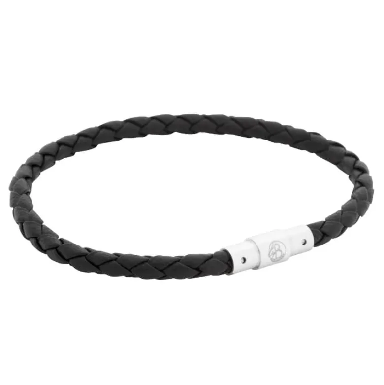 By Billgren Läderarmband, dubbel, brun/grå – 8216