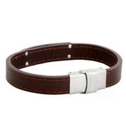 By Billgren Läderarmband, Pattern, svart – 8177