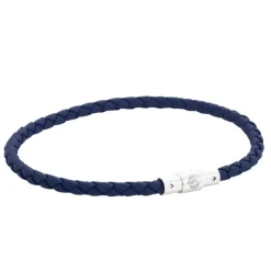 By Billgren Läderarmband Tunt/Flätat Svart – 8200