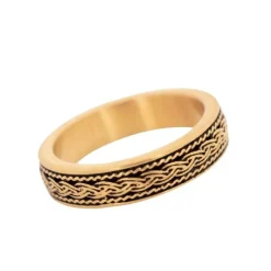 By Billgren Ring, braid, guld – 5628