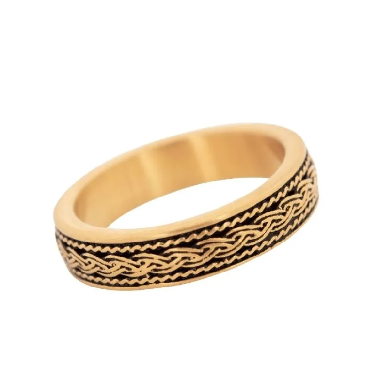 By Billgren Ring, braid, guld – 5628