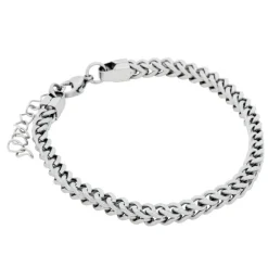By Billgren Stålarmband, kedja, silver – 8142