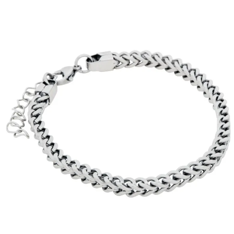 By Billgren Stålarmband, kedja, silver – 8142
