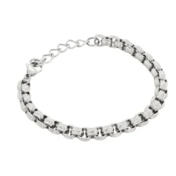 By Billgren Stålarmband, kedja, silver – 8236
