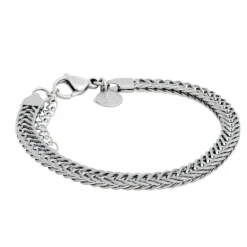 By Billgren Stålarmband, länk, silver – 8153