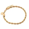 By Billgren Stålarmband, Twisted, guld – 8238