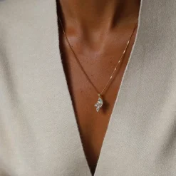Caroline Svedbom Adele Halsband / Crystal (Guld)