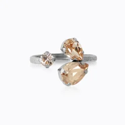 Caroline Svedbom Alisia Ring / Golden Combo (Rhodium)