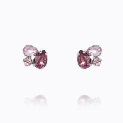 Caroline Svedbom Alisia Örhängen / Violet Combo (Rhodium)