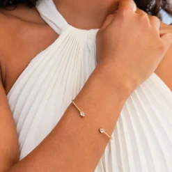 Caroline Svedbom Amelia Armband / Crystal (Guld)
