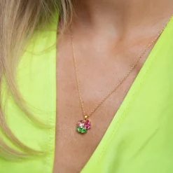 Caroline Svedbom Ana Halsband / Tropicana Combo (Rhodium)