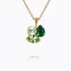 Caroline Svedbom Ana Halsband / Majestic Green Combo (Guld)