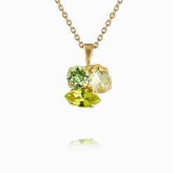 Caroline Svedbom Ana Halsband / Lime Combo (Guld)