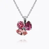 Caroline Svedbom Ana Halsband, Dark Rose Combo – Rhodium