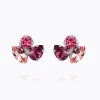Caroline Svedbom Ana örhängen, Dark Rose Combo – Rhodium