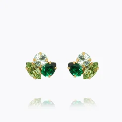Caroline Svedbom Ana Örhängen / Majestic Green Combo (Guld)