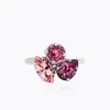 Caroline Svedbom Ana Ring, Dark Rose Combo – Rhodium