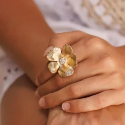 Caroline Svedbom Anemone Ring (Guld)
