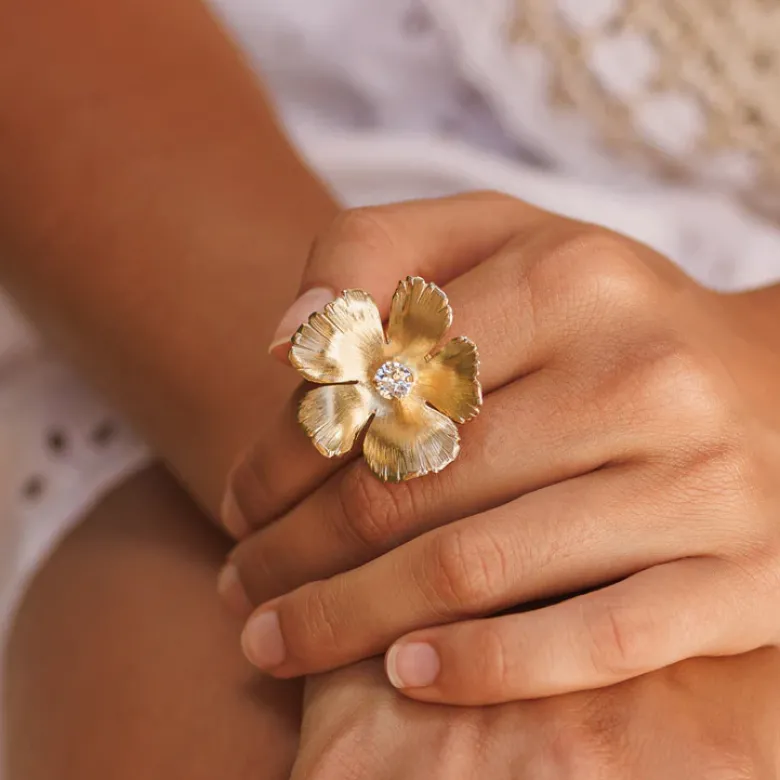Caroline Svedbom Anemone Ring (Guld)