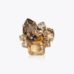 Caroline Svedbom Angelina Ring / Greige Combo (Guld)