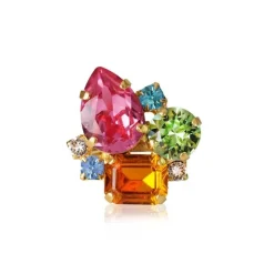 Caroline Svedbom Angelina Ring Guld / Rainbow Combo