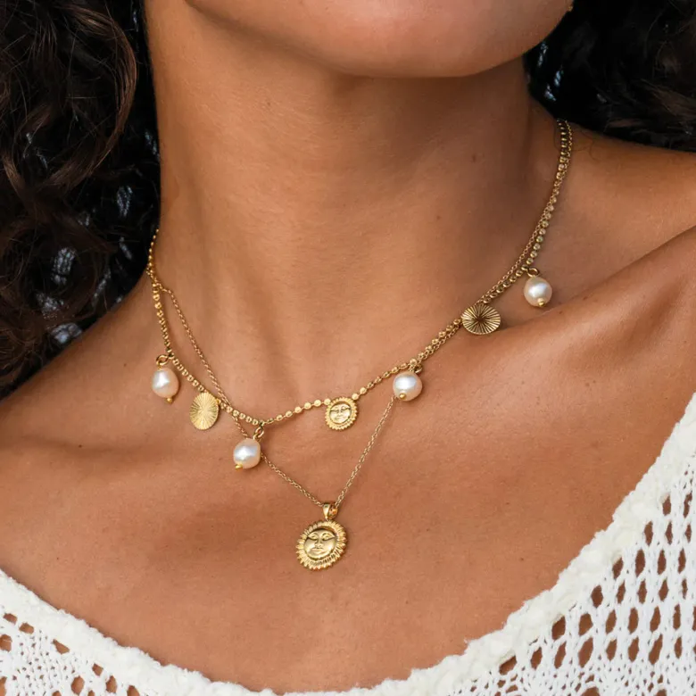 Caroline Svedbom Apollo Halsband / Guld