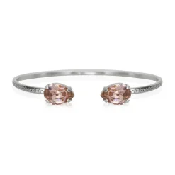 Caroline Svedbom Armband Petite Drop Rhodium / Vintage Rose