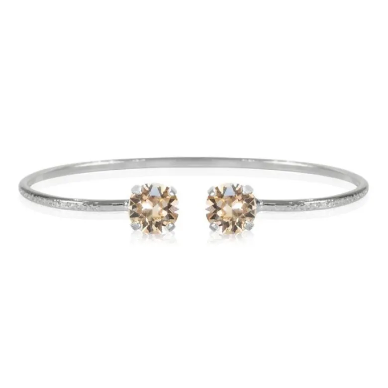 Caroline Svedbom Armband Classic Petite Rhodium / Silk