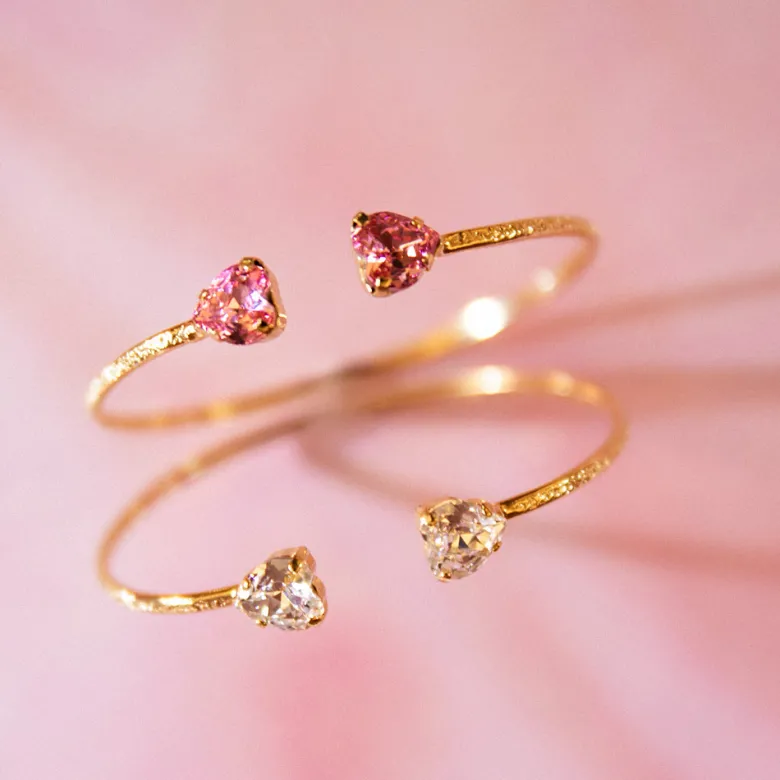 Caroline Svedbom Armband Heart Guld / Crystal