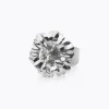 Caroline Svedbom Blossom Ring / Crystal (Rhodium)