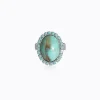 Caroline Svedbom Boho Turqouise Ring / Turquoise Matt (Rhodium)