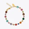 Caroline Svedbom Calanthe Armband Guld / Rainbow Combo