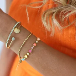 Caroline Svedbom Calanthe Armband Guld / Pretty Flower Combo