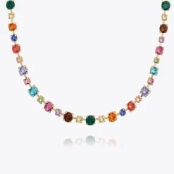 Caroline Svedbom Calanthe Halsband/ Rainbow Combo (Guld)