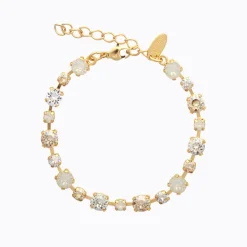 Caroline Svedbom Calanthe Armband Guld / White Combo