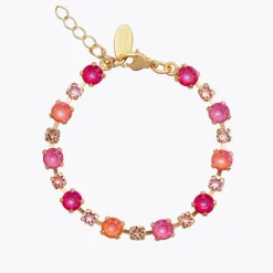 Caroline Svedbom Calanthe Armband Guld / Coral Combo