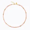 Caroline Svedbom Calanthe Halsband/ Flamingo Combo (Guld)