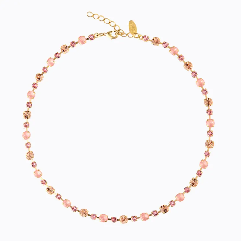 Caroline Svedbom Calanthe Halsband/ Flamingo Combo (Guld)