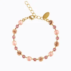 Caroline Svedbom Calanthe Armband/ Flamingo Combo (Guld)