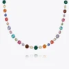 Caroline Svedbom Calanthe Halsband/ Rainbow Combo (Rhodium)