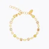 Caroline Svedbom Calanthe Bracelet, Dark Jonquil Combo – Guld