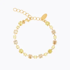 Caroline Svedbom Calanthe Bracelet, Dark Jonquil Combo – Guld