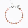 Caroline Svedbom Calanthe Armband/ Flamingo Combo (Rhodium)