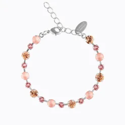 Caroline Svedbom Calanthe Armband/ Flamingo Combo (Rhodium)