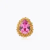 Caroline Svedbom Classic Gemma Ring, Dark Rose – Guld