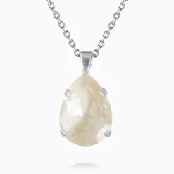 Caroline Svedbom Classic Drop Halsband/Linen Ignite (Rhodium)
