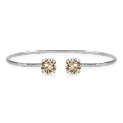 Caroline Svedbom Classic Petite Armband Rhodium / Silk