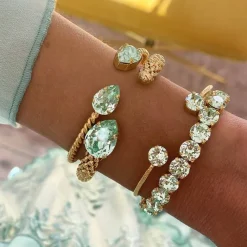 Caroline Svedbom Classic Petite Armband Guld / Chrysolite